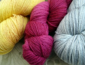 Choices of yarn for Citron